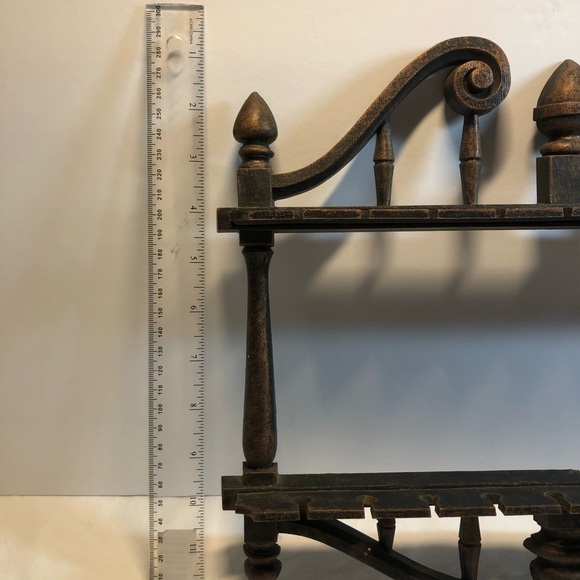 Vintage Faux Wood Collectable Spoon Holder , holds 20 Spoons - Picture 3 of 11